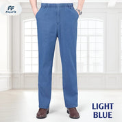 FlexFit - Flexible Waist Straight Fit Comfort Denim