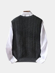 100% Merino Wool Pullover Sweater Vest - Vailor & Veil