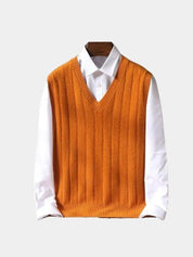 100% Merino Wool Pullover Sweater Vest - Vailor & Veil