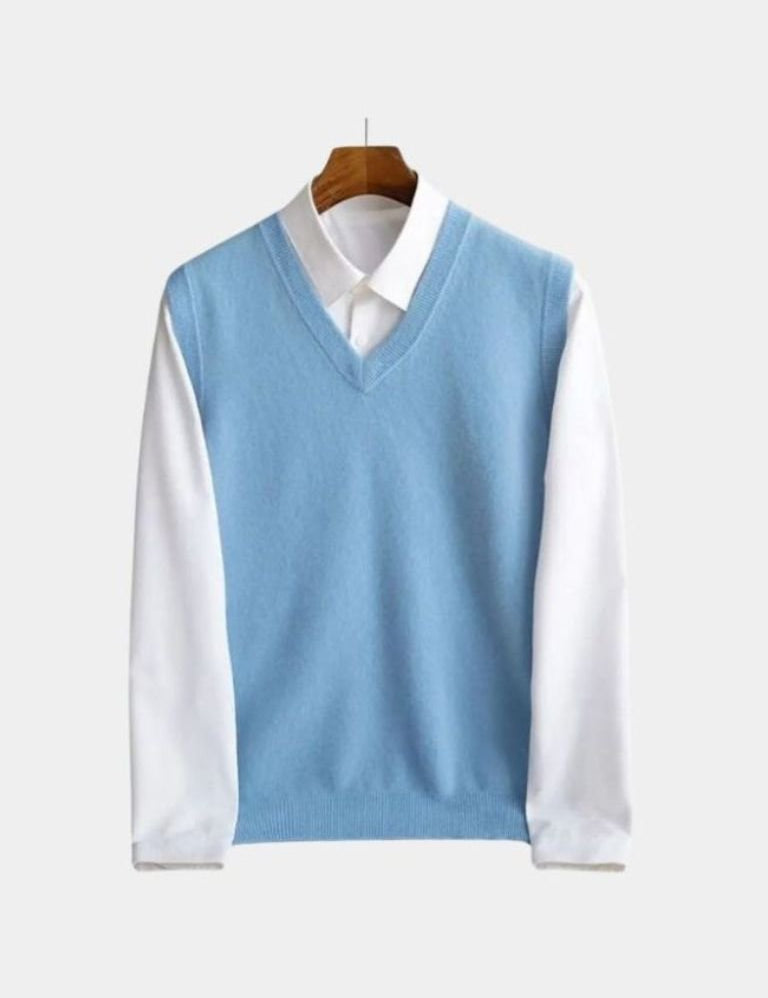 100% Merino Wool Sweater Vest - Vailor & Veil