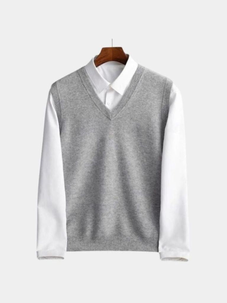100% Merino Wool Sweater Vest - Vailor & Veil