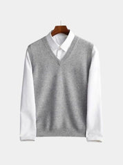 100% Merino Wool Sweater Vest - Vailor & Veil