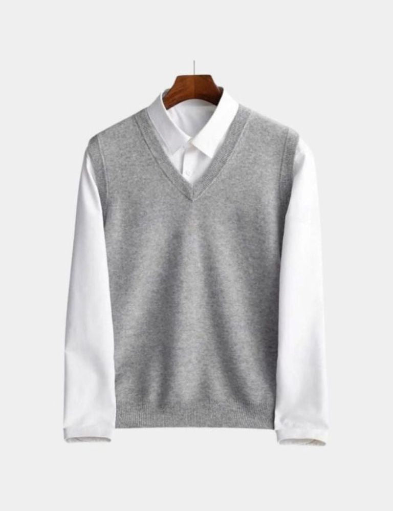 100% Merino Wool Sweater Vest - Vailor & Veil