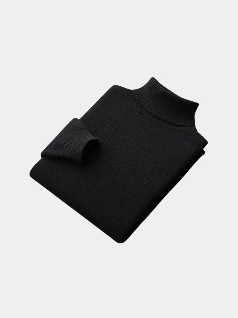 100% Merino Wool Turtleneck Sweater - Vailor & Veil