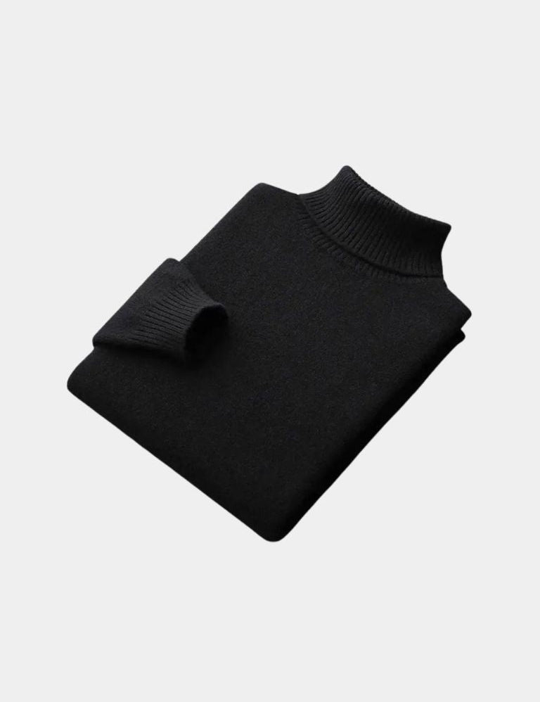 100% Merino Wool Turtleneck Sweater - Vailor & Veil