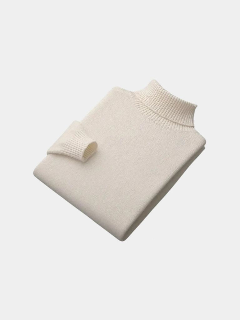 100% Merino Wool Turtleneck Sweater - Vailor & Veil
