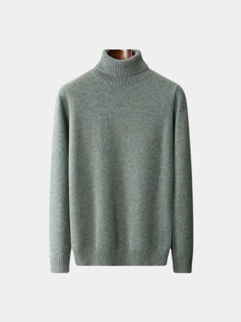 100% Merino Wool Turtleneck Sweater - Vailor & Veil