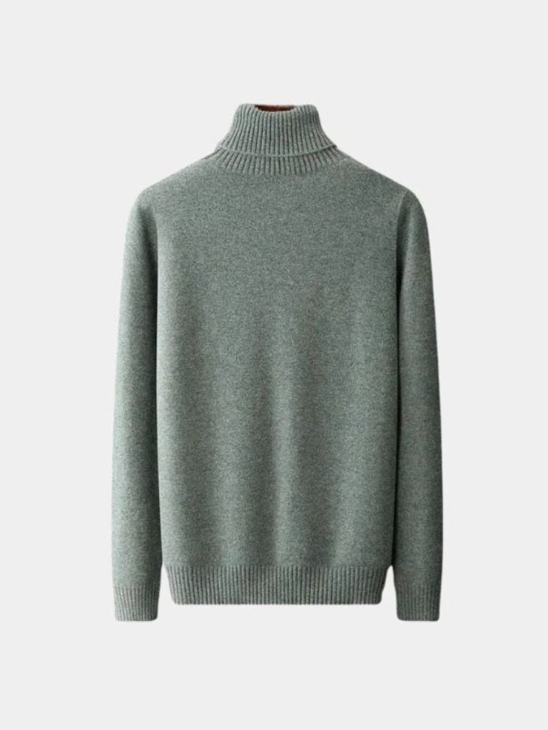 100% Merino Wool Turtleneck Sweater - Vailor & Veil