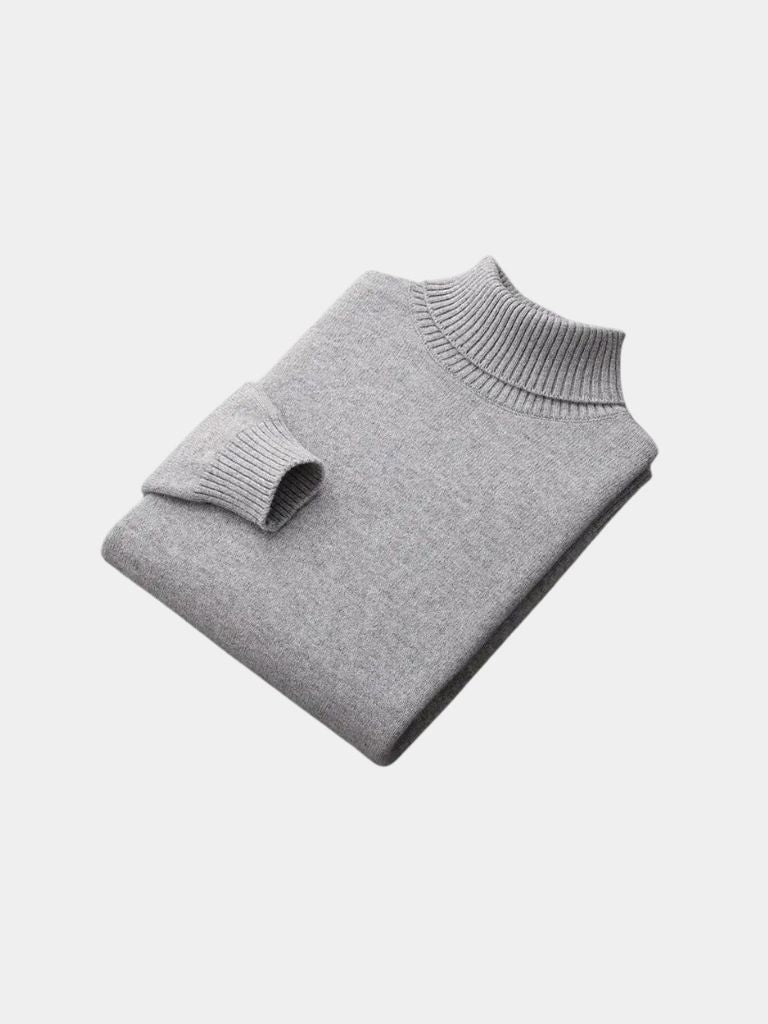 100% Merino Wool Turtleneck Sweater - Vailor & Veil