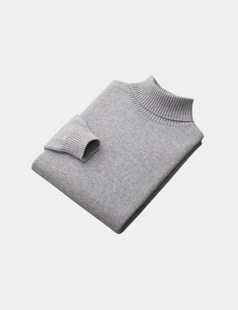 100% Merino Wool Turtleneck Sweater - Vailor & Veil