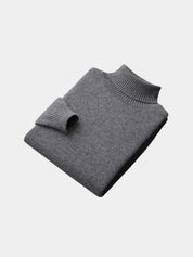 100% Merino Wool Turtleneck Sweater - Vailor & Veil