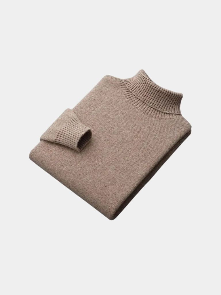 100% Merino Wool Turtleneck Sweater - Vailor & Veil