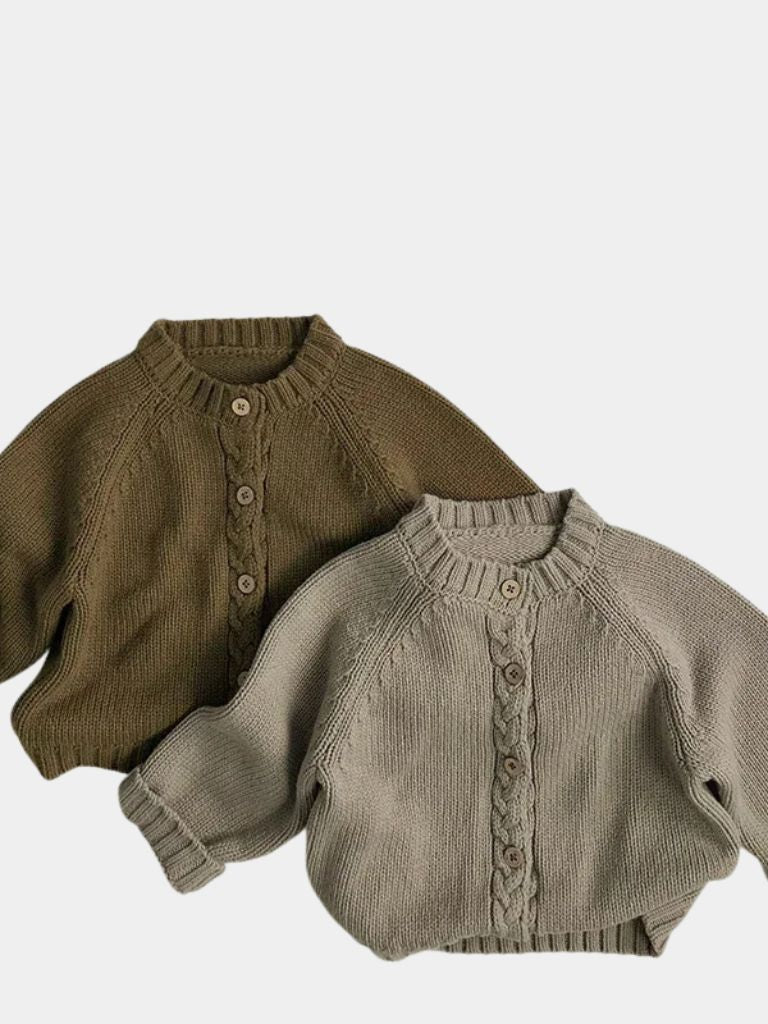Valmont Classic Knit Cardigan - Vailor & Veil Kids