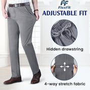 FlexFit - Flexible Waist Straight Fit Comfort Denim