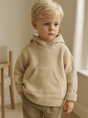 Montclair Kids Heritage Knit Hoodie - Vailor & Veil Kids