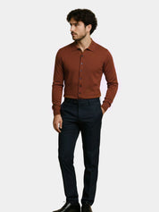 100% Cashmere Polo Cardigan - Vailor & Veil