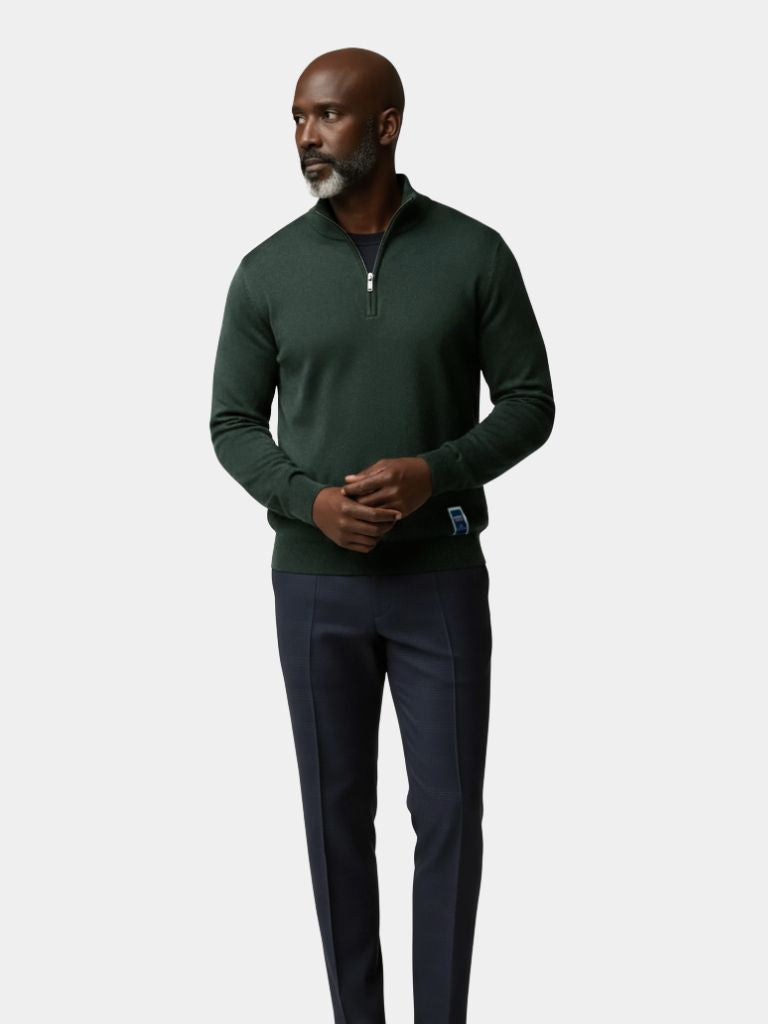 Essential Quarter-Zip Jumper Sweater - Vailor & Veil