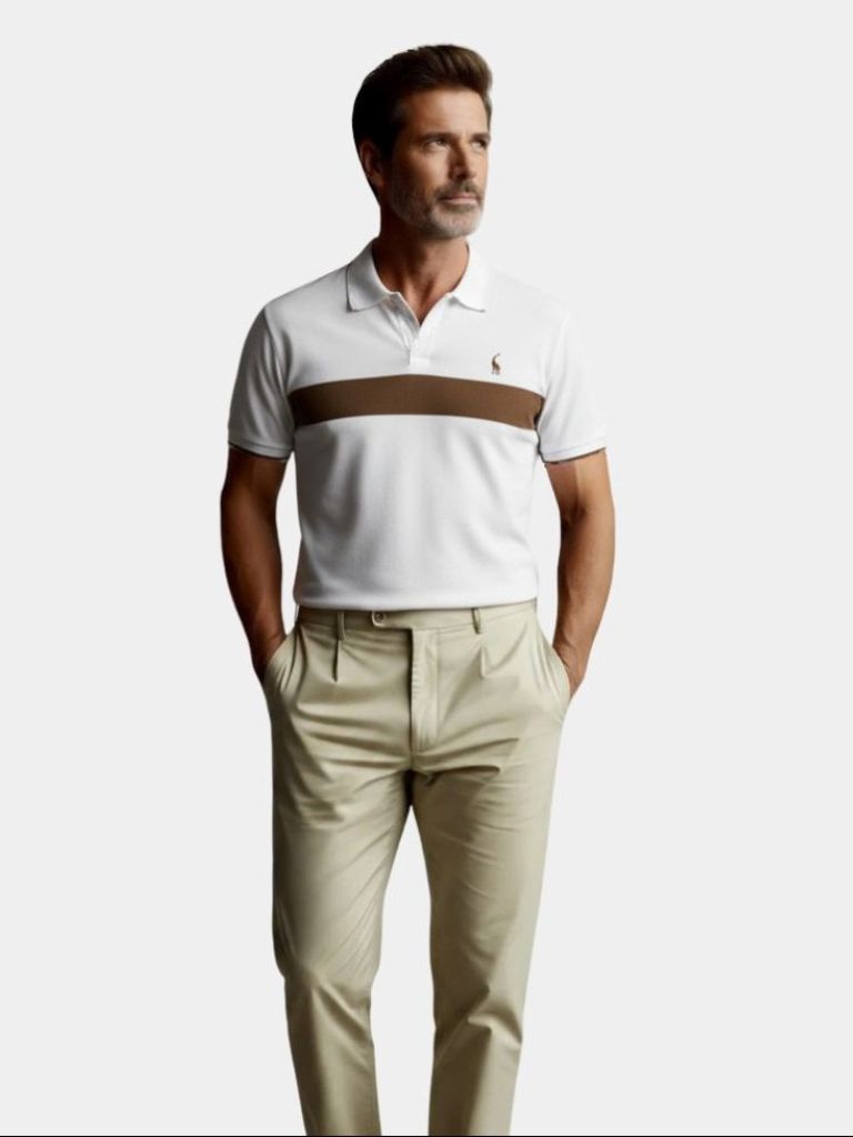 Savanna Stripe Polo – Vailor & Veil