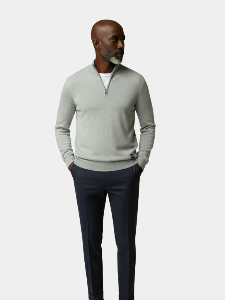 Half Zip Knitwear Pullover Sweater - Vailor & Veil