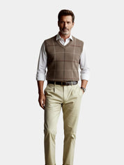 Academic Checkered Kinit Vest - Vailor & Veil