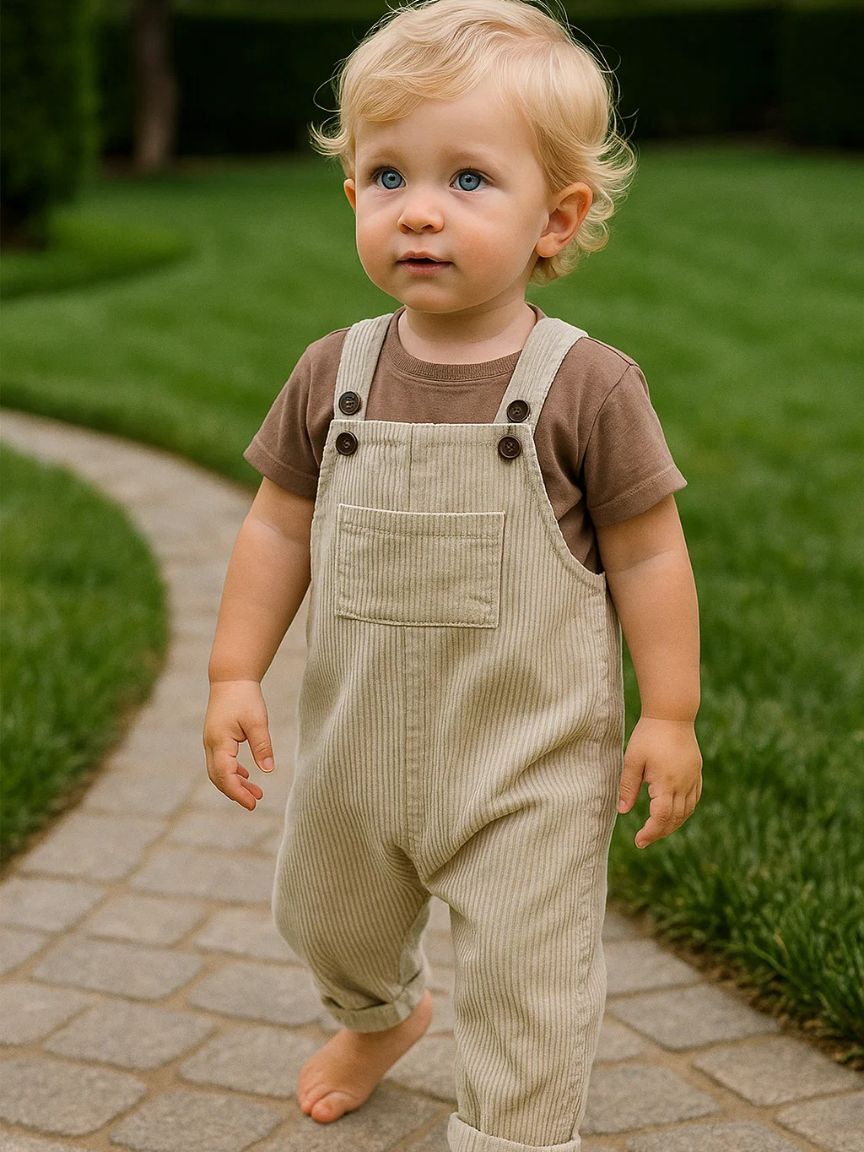 Heritage Court Boys Overalls - Vailor & Veil Kids