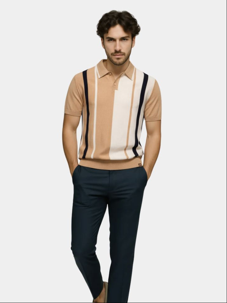 Retro Stripe Polo – Vailor & Veil