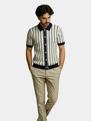 Atlantic Frame Knit Polo - Vailor & Veil