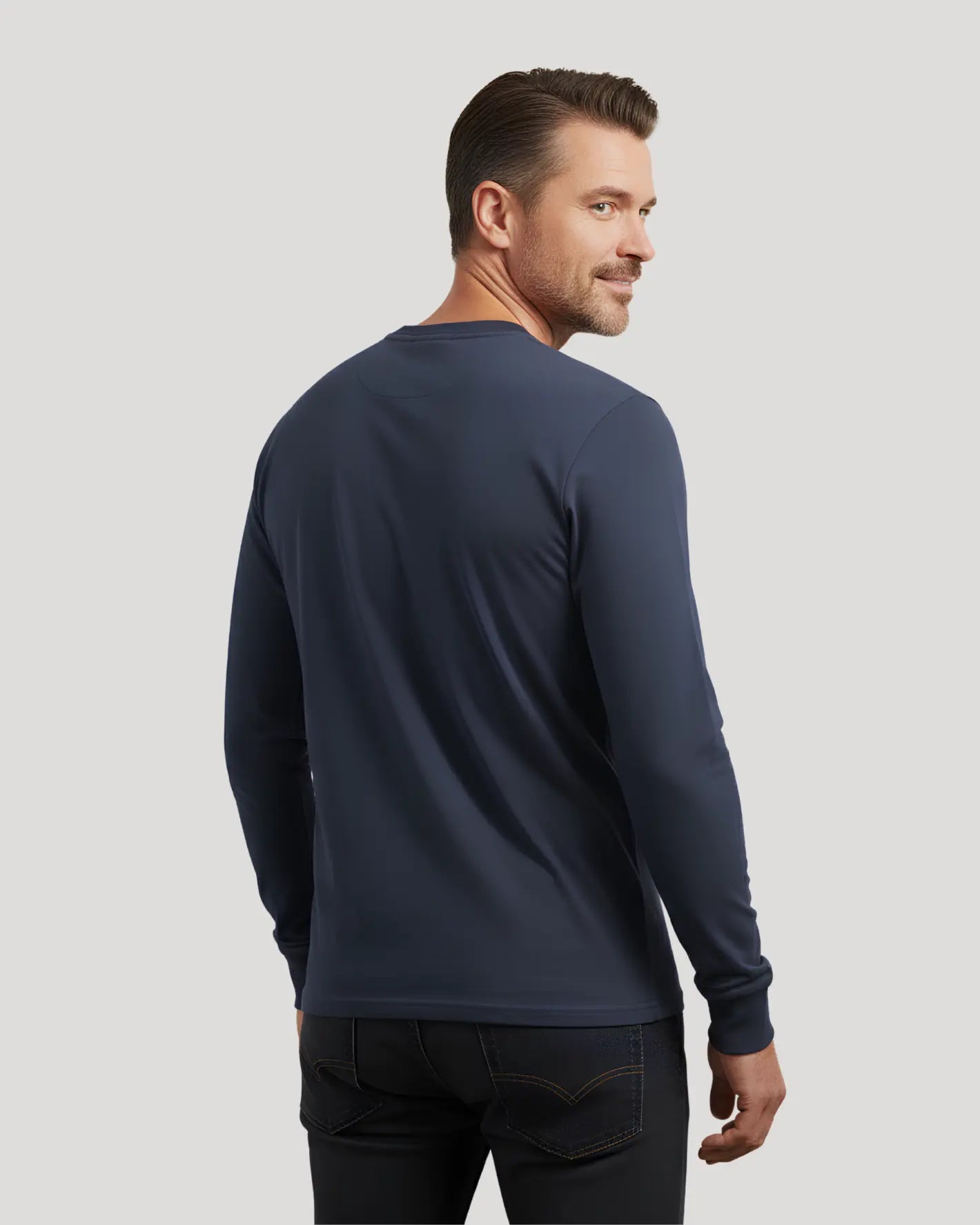 Nico Cotton Long Sleeve Crew Neck