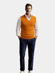 100% Merino Wool Pullover Sweater Vest - Vailor & Veil