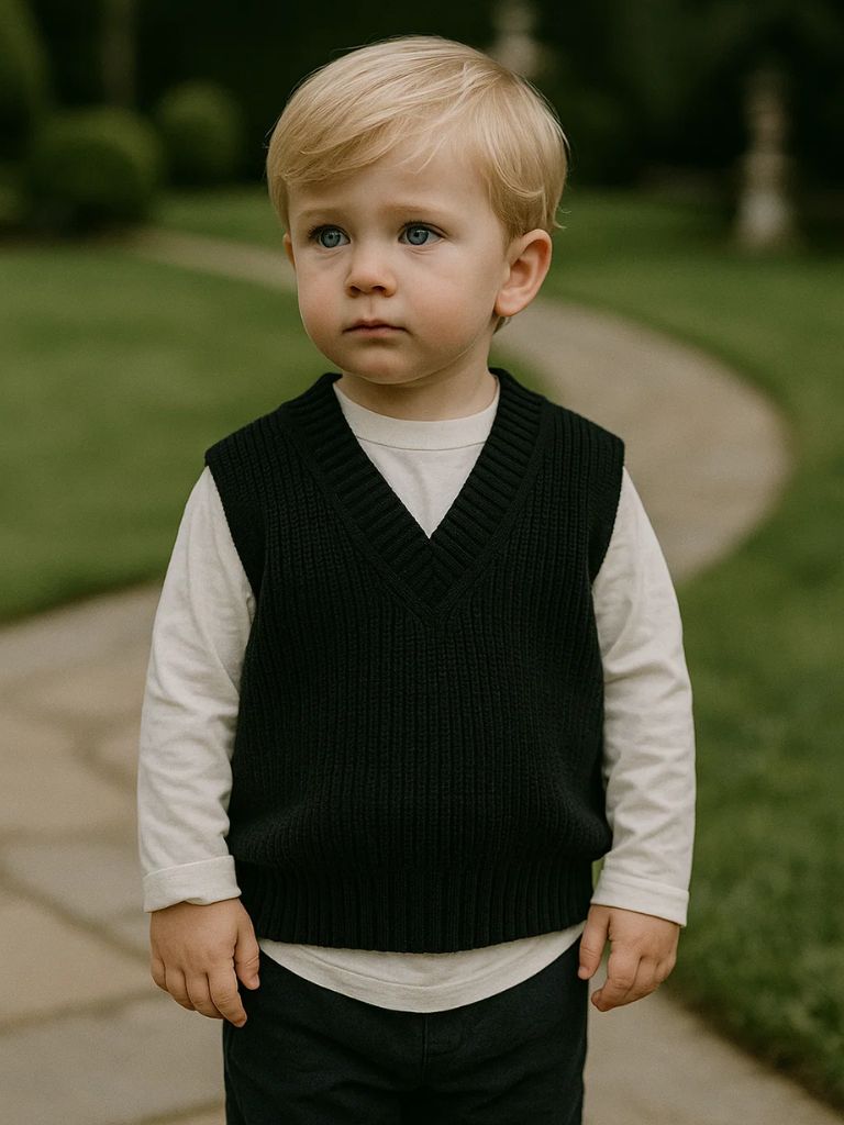 Aristo Court Kids Knit Vest - Vailor & Veil Kids