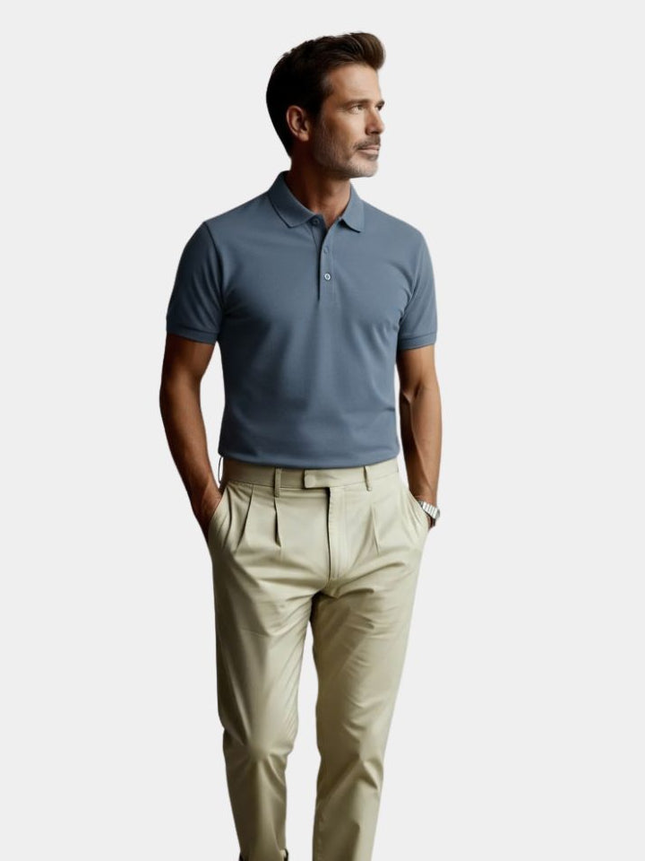 Essential Cotton Polo Shirt - Vailor & Veil