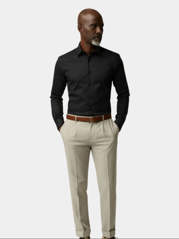 Elegant Spearpoint Collar Shirt - Vailor & Veil