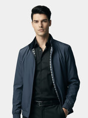 Casual Solid Bomber Jacket - Vailor & Veil