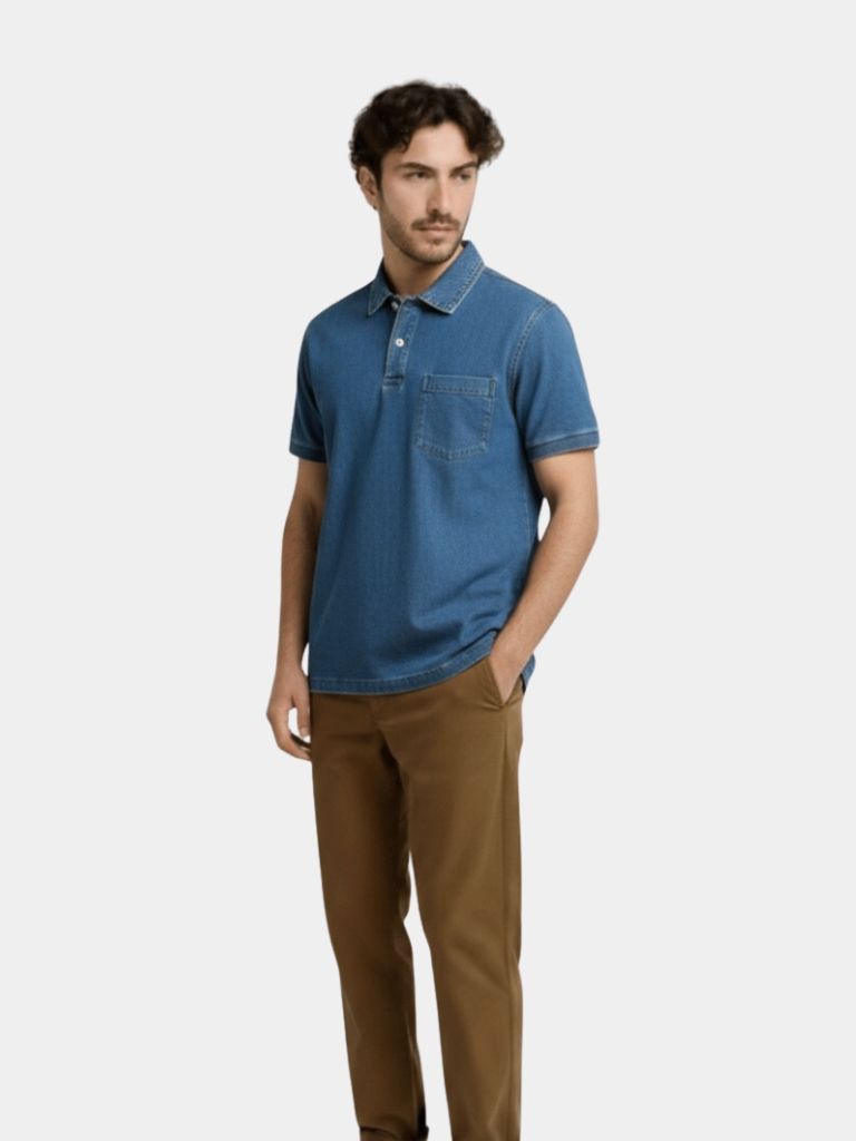 Bethlehem Blues Polo Shirt – Vailor & Veil
