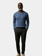 Cashmere V Neck Knitwear Sweater - Vailor & Veil