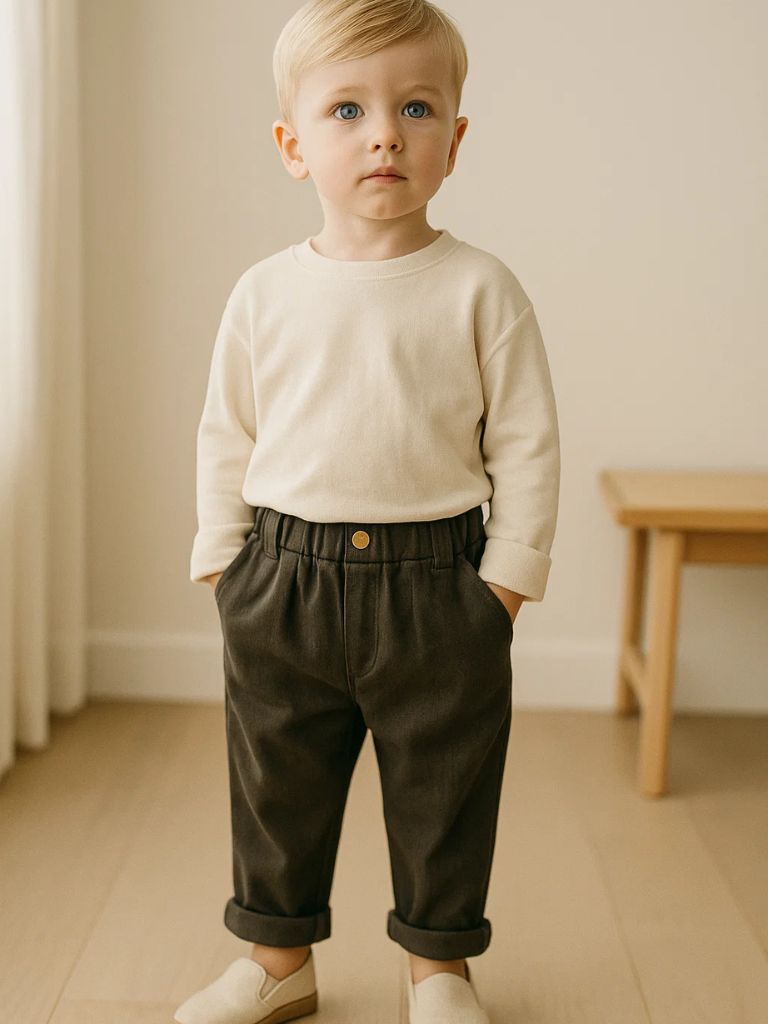 Petit Chevalier Straight Trousers - Vailor & Veil Kids