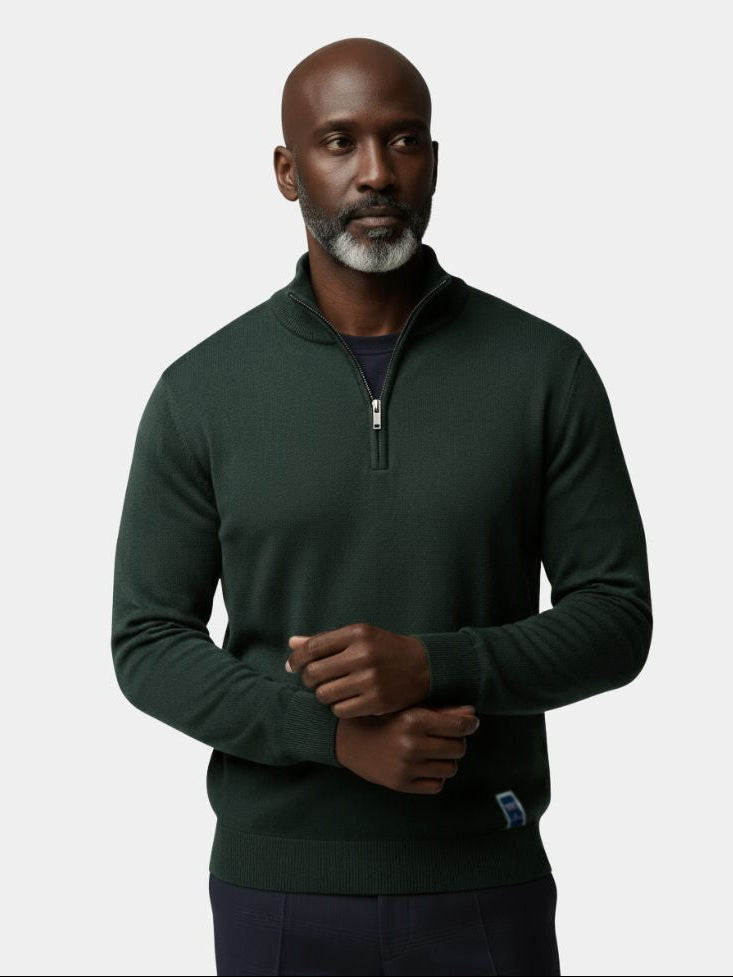 Essential Quarter-Zip Jumper Sweater - Vailor & Veil