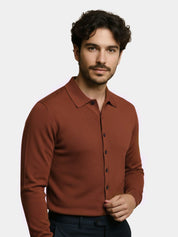 100% Cashmere Polo Cardigan - Vailor & Veil