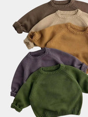 Valmont Toddlers Cotton Sweater - Vailor & Veil Kids