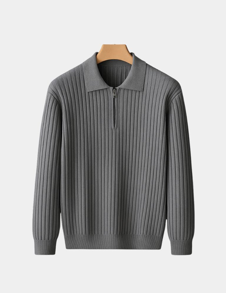 Alpine Riviera Knit Polo - Vailor & Veil