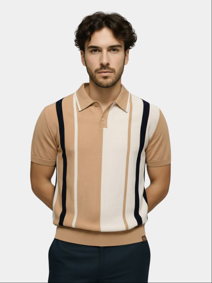 Retro Stripe Polo – Vailor & Veil