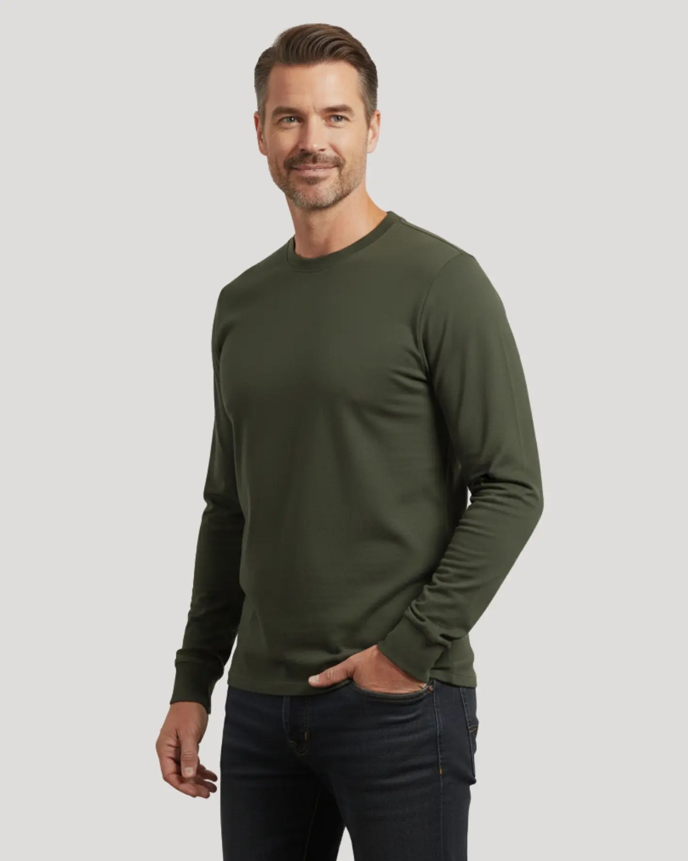 Nico Cotton Long Sleeve Crew Neck