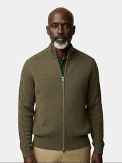 Cashmere Zip Sweater Knit Turtleneck - Vailor & Veil