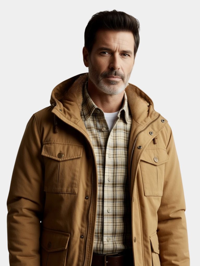 Fleece Hooded Bomber Jacket - Vailor & Veil