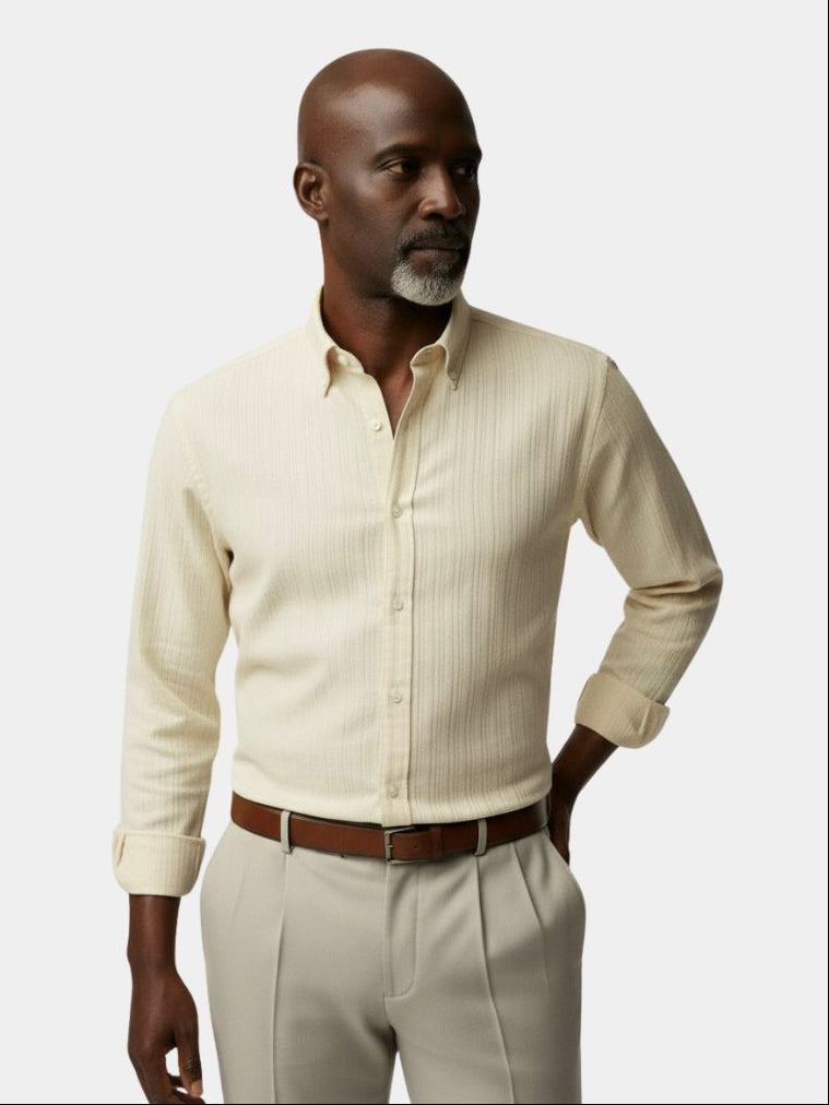 Striped Button Down Seersucker Shirt - Vailor & Veil