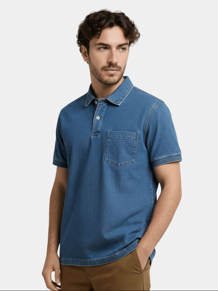 Bethlehem Blues Polo Shirt – Vailor & Veil
