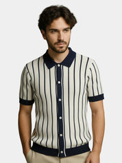 Atlantic Frame Knit Polo - Vailor & Veil