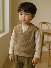 Aristo Court Kids Knit Vest - Vailor & Veil Kids