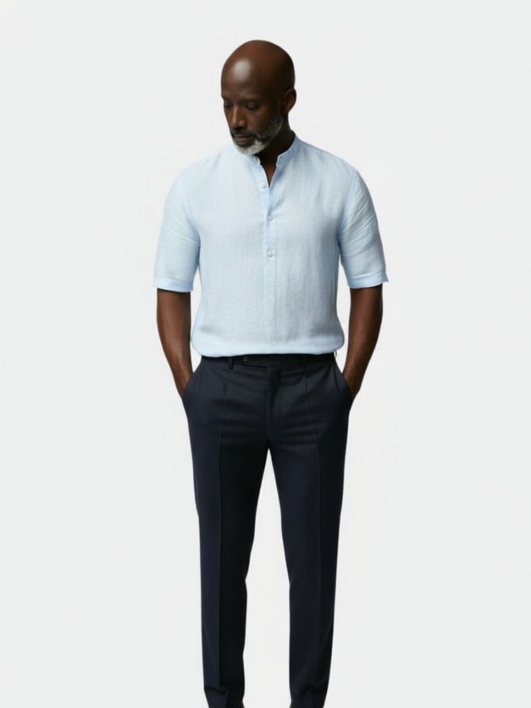 Essential Short Sleeve Linen Shirt - Vailor & Veil