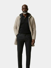 Lugano Knitted Hooded Winter Coat - Vailor & Veil